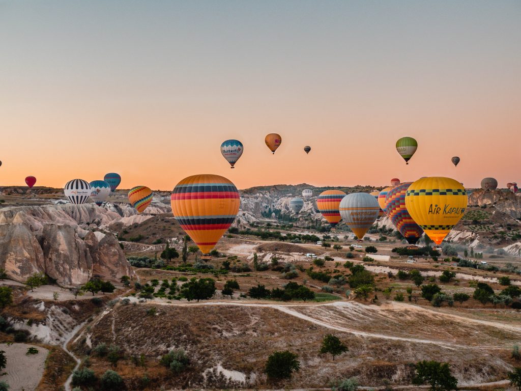 Montar en globo en la Capadocia
