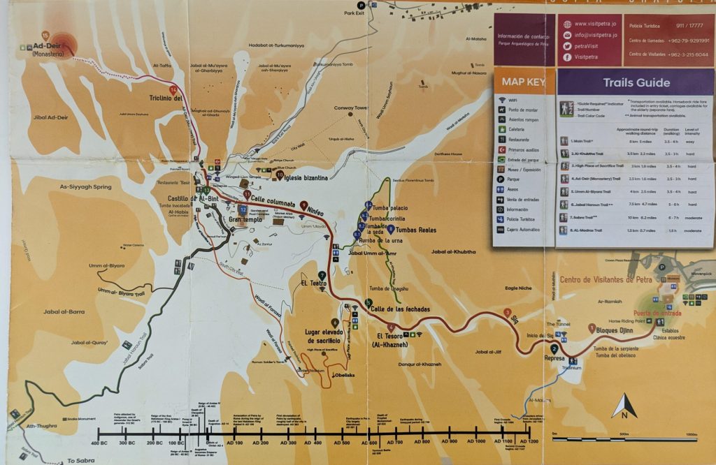 Mapa Petra